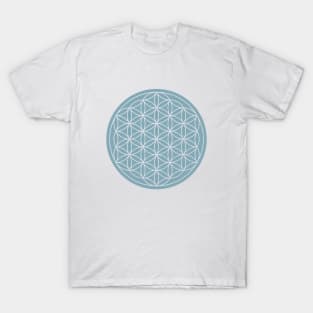 Flower of Life Powder Blue T-Shirt